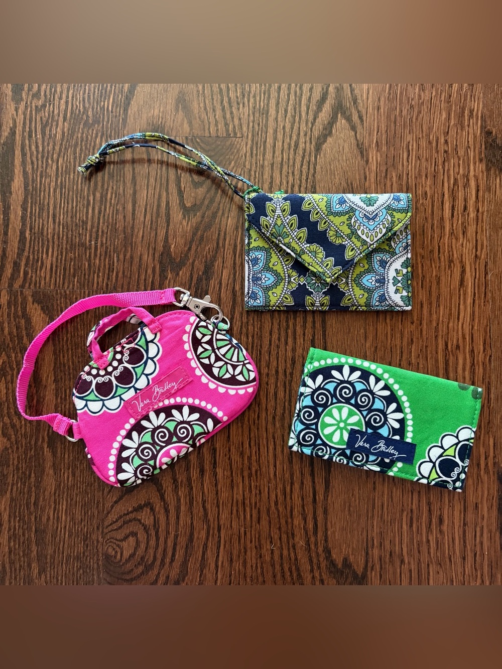 Vera Bradley Luggage Tag and Card Holder Bundle